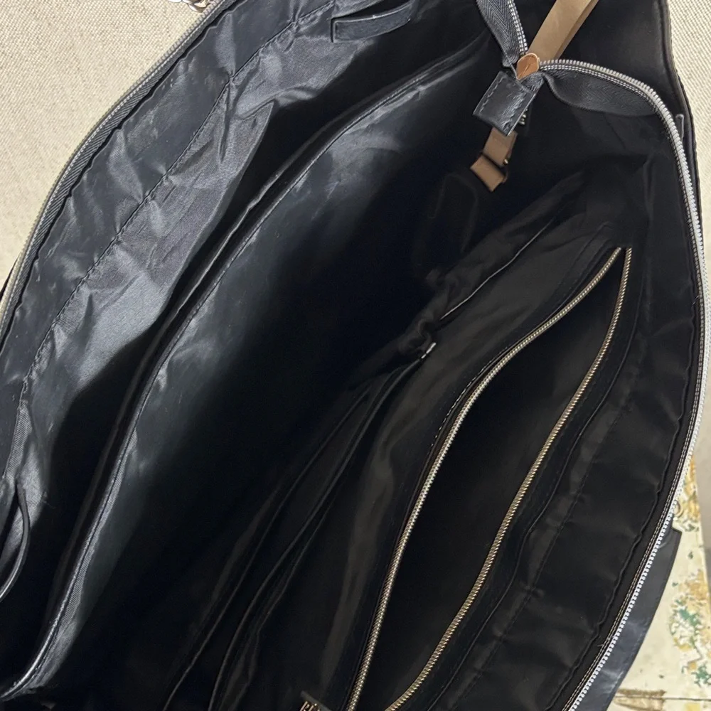 Beis > Black Chain Strap Diaper Bag